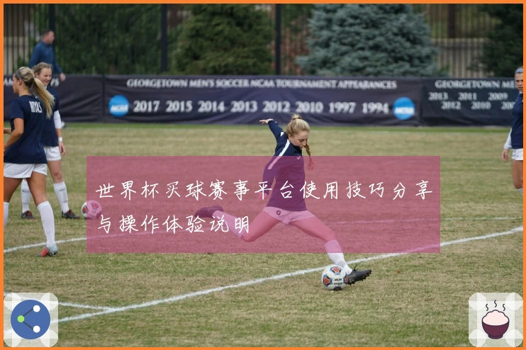 世界杯买球赛事平台使用技巧分享与操作体验说明