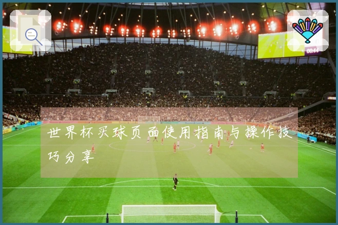 世界杯买球页面使用指南与操作技巧分享